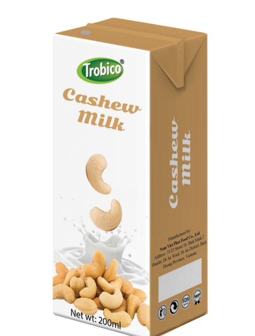 Cashew milk 200ml in tetra pak